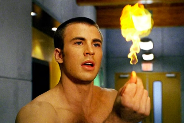 Chris Evans as Johnny Storm